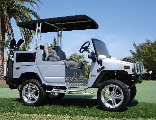 hummer golf cart